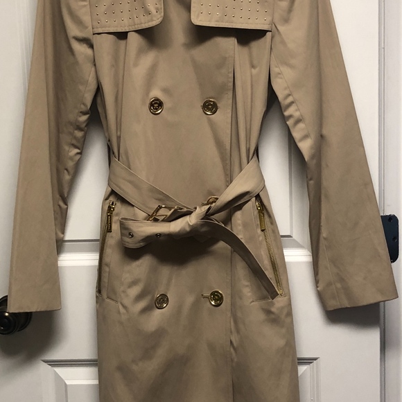 Women's Beige Trench Coat - Picture 2 of 5